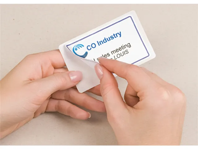Naambadge etiket Avery J4785-20 80x50mm Inkjet 200 stuks