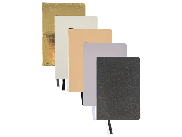 Carnet de notes Pure Croco A6 ligné 5 couleur 80gramme 160pages 2 rub
