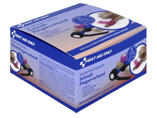 Vingerverband First Aid Only zelfklevend doos met 8 stuks