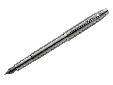 Vulpen Sheaffer 100 E9375 F Ionic Shiny dark grey gunmetal