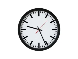Radiowandklok Ø 30 cm met Streepaanduiding - 1