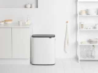 Afvalbak Bo Touch Bin 2x30 Liter Wit - 8