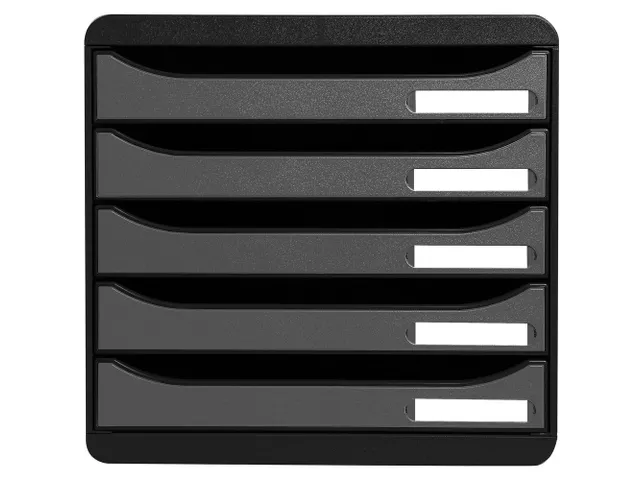 Ladenbox A4+ Big-box Plus Classic 5 Laden Zwart Grijs