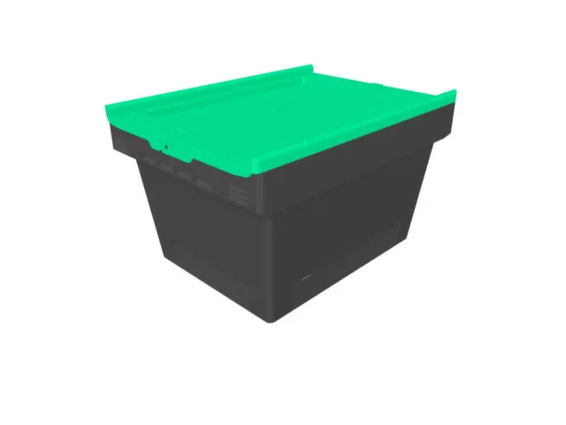 Herbruikbare containers HxLxB 240x410x300mm 18l PP-regeneraat groen