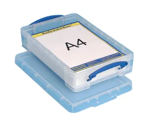 Opbergdoos 4 Liter Transparant A4 Papier - 1