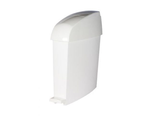 OUTLET Sanitaire Afvalemmer 12 Liter Wit | AfvalbakkenOnline.nl