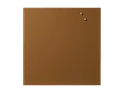 Glasmagneetbord Naga 45 x 45 cm Bruin