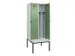 locker met bank,voor scheiding van kleding,HxBxD 2120x800x815mm,2vak
