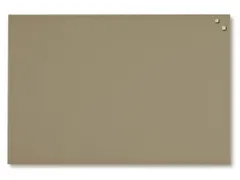Glasmagneetbord Naga 60x80cm beige