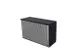 opzetkast,v. roldeurkast,HxBxD 740x1200x445mm,roldeur,CC-zwart