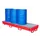 Opvangbak 4x 200l Opvangvol. 233l Rood 285x2400x800mm Rooster