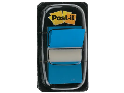 Indextabs 3M Post-it 680 25.4x43.2mm blauw