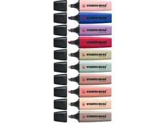 Markeerstift STABILO Boss Wildflower NatureColors 10 stuks assorti - 9