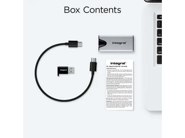 SSD Integral SlimXpress Portable USB-C 1To