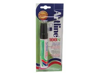 Permanent marker Artline 100 zwart op blister - 1
