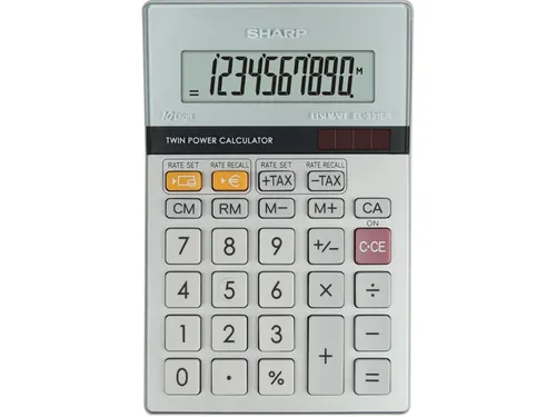 Calculator Sharp-EL331ERB zilver desktop