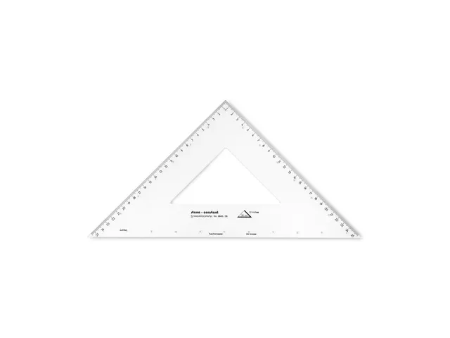 Tekendriehoek Standardgraph CONSTANT 45 graden 35 cm