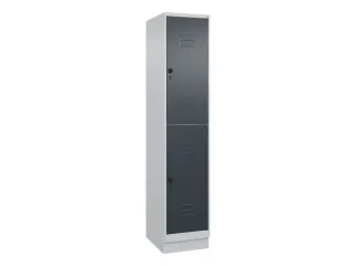 dubbeldekse locker,HxBxD 1950x400x500mm,1x2vak.,vak B 400mm - 1