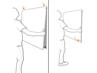 Magnetisch Whiteboard Nobo Infinity randloos 90x120cm - 8