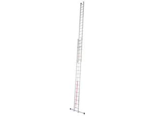 optrekladder,2x20,sporten,balk L 5,8-10,55m,2-dlg.,aluminium - 2