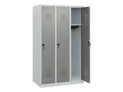 schoollocker,HxBxD 1530x900x500mm,3vak,vak B 300mm,draaigrendel