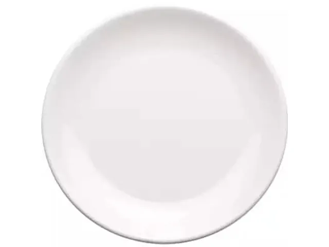 Bord Seco 23 cm melamine wit doos a 6 stuks