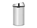 Brabantia Afvalbak Touch Bin 60 Liter Metallic Grijs