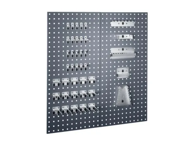 plaque de rangement perforée,2xplaque perforée,panneaux Hxl 991x914m