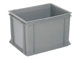 Euronorm Stapelkrat Pe 270x400x300mm 26liter Grijs