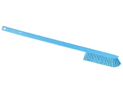 Vikan Hygiene precisieborstel lange steel 600mm medium vezels Blauw