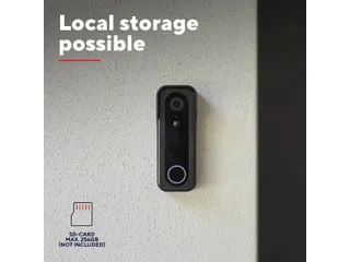 Deurbelcamera Trust DOORCAM-3000B Wi-Fi zwart - 15