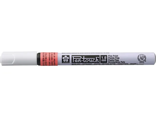 paint Marker Pen-Touch, fine, fluorescerend rood