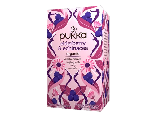 Thee Pukka elderberry en echinacea 20 zakjes