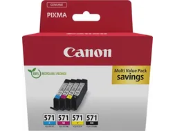 inktcartridge CLI-571 345 pagina's 0386C009 4 kleuren