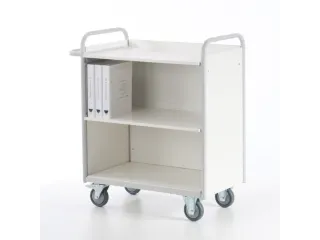 Dossierwagen 150kg 3 Etages H 1070mm 800x490mm Ral7035 - 4