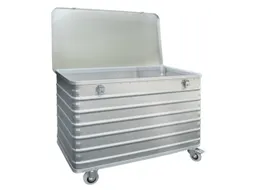 Bakwagens Aluminium Deksel En Cilinderslot 250kg 870x1280x680mm