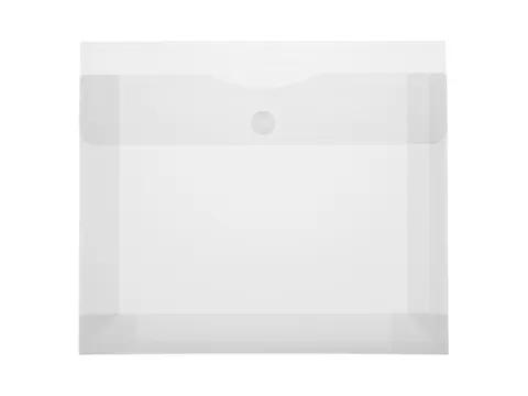Enveloptas Foldersys A4 PP transp + expansievouw 70mm Velcro omslag A4