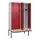 locker met bank,voor scheiding van kleding,HxBxD 2120x1200x815mm,4vak