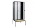 Armoire vestiaire Classic+ 3 comp 212x90x81,5cm anthracite/gris clair