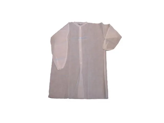 Intersafe PLP wegwerp Bezoekersjas Wit maat XXL 50 stuks