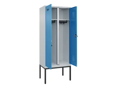 locker voor scheiding van kleding,HxBxD 2120x800x500mm,2vak