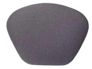 Stahulp Staalbuis Beklede Zitting Onderstel Zwart Textiel Beige/Bruin - 4