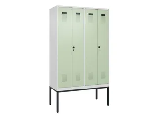 PBM-locker,HxBxD 2120x1200x500mm,4vak,vak B 300mm,draaigrendel - 2