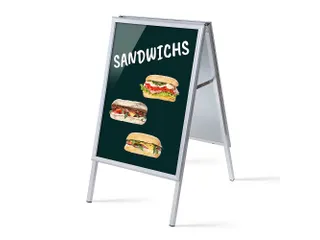 Stoepbord A1 complete set met print "Sandwichs" - 1