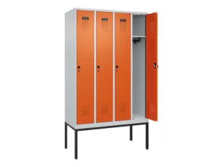 locker,HxBxD 2120x1200x500mm,4vak,vak B 300mm,draaigrendel - 1