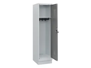 schoollocker,HxBxD 1630x400x500mm,1vak,vak B 400mm,draaigrendel,sokkel - 1