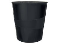 Papierbak Leitz Recycle range 15 liter zwart