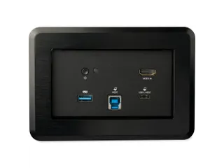 Vergadertafel docking station en aansluitdoos 4K - 3