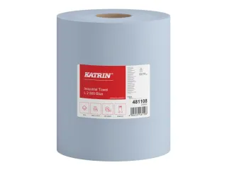 Poetsrol Katrin Classic 481108 verlijmd 2laags Blauw 2x500vel 22x20cm - 1