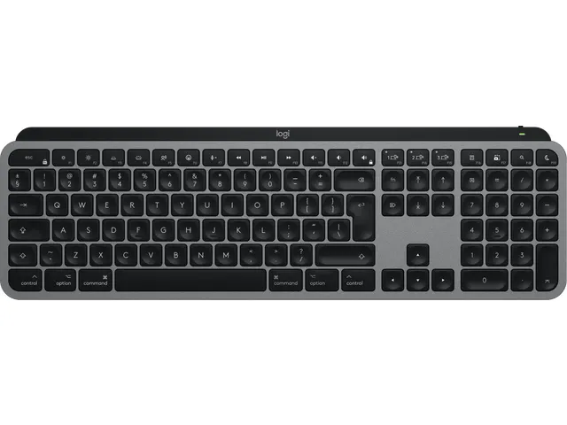 Clavier Bluetooth Logitech MX Keys S for Mac QWERTY Anglais UK noir